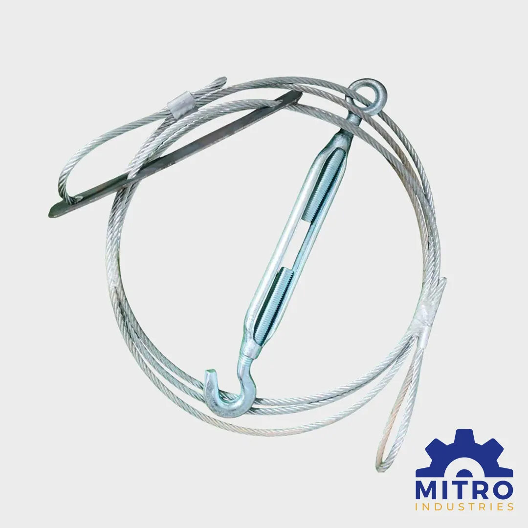Turn Buckle with Wire Rope Tensioner | Stainless Steel, MS & GI | Eye/Eye, Eye/Hook & Hook/Hook