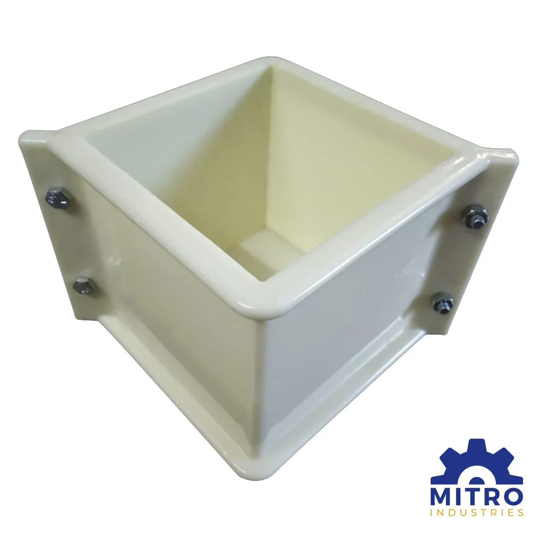 PVC Concrete Cube Mould 150mm Manufacturer in India, Concrete Testing Mould, Mitro Industries