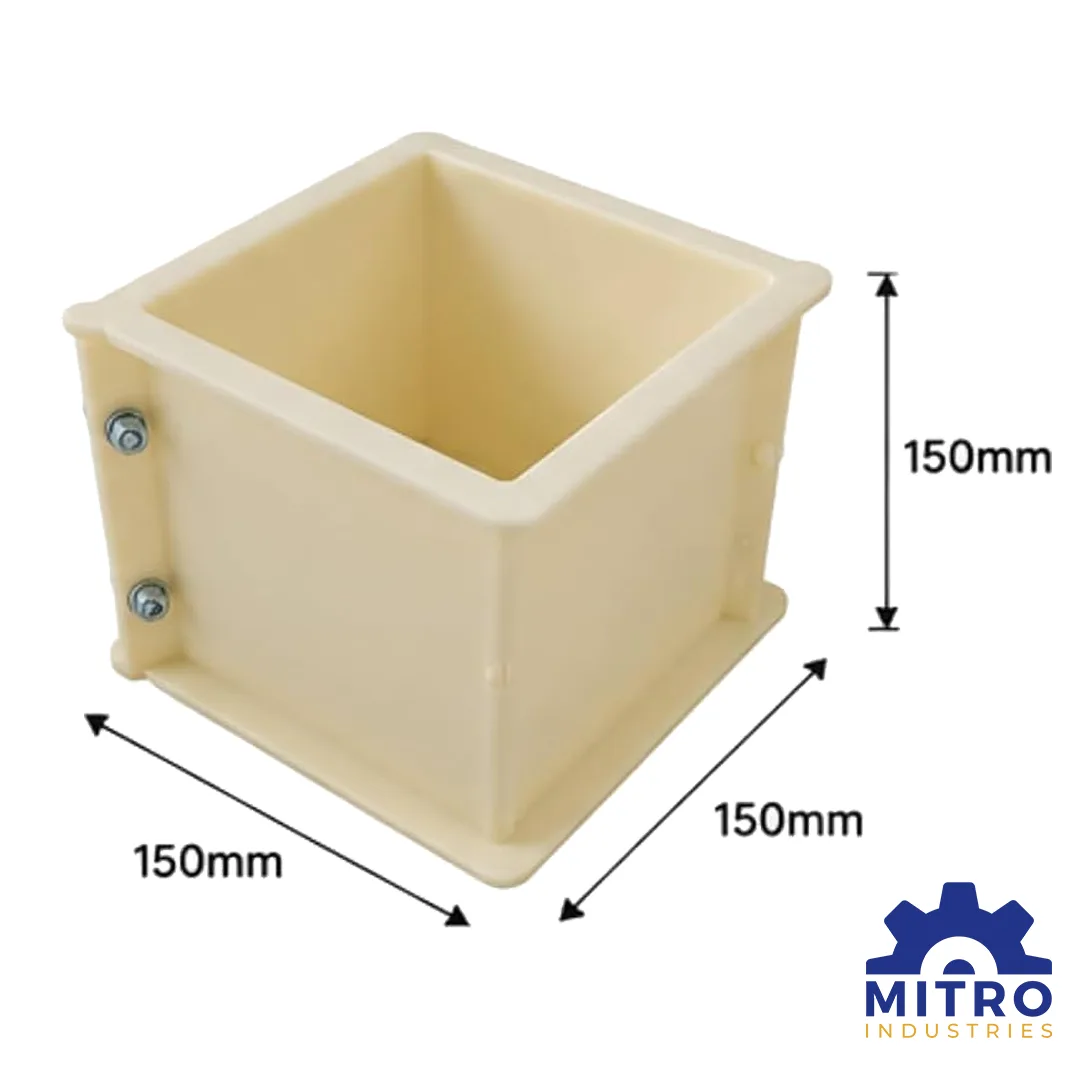 PVC Concrete Cube Mould 150mm Manufacturer in India, Concrete Testing Mould, Mitro Industries video