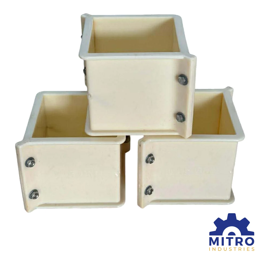 PVC Concrete Cube Mould 150mm Manufacturer in India, Concrete Testing Mould, Mitro Industries video