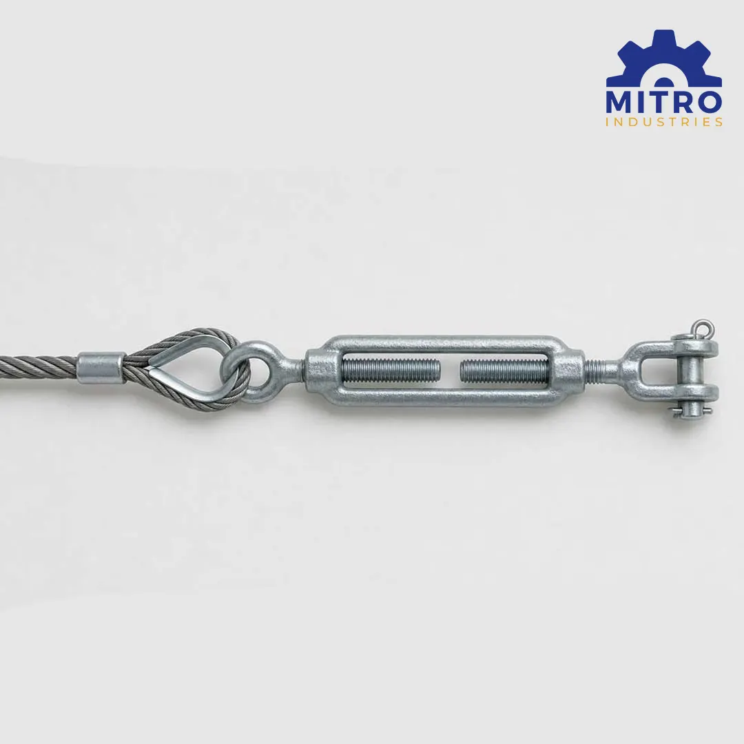 Turn Buckle with Wire Rope Tensioner | Stainless Steel, MS & GI | Eye/Eye, Eye/Hook & Hook/Hook video