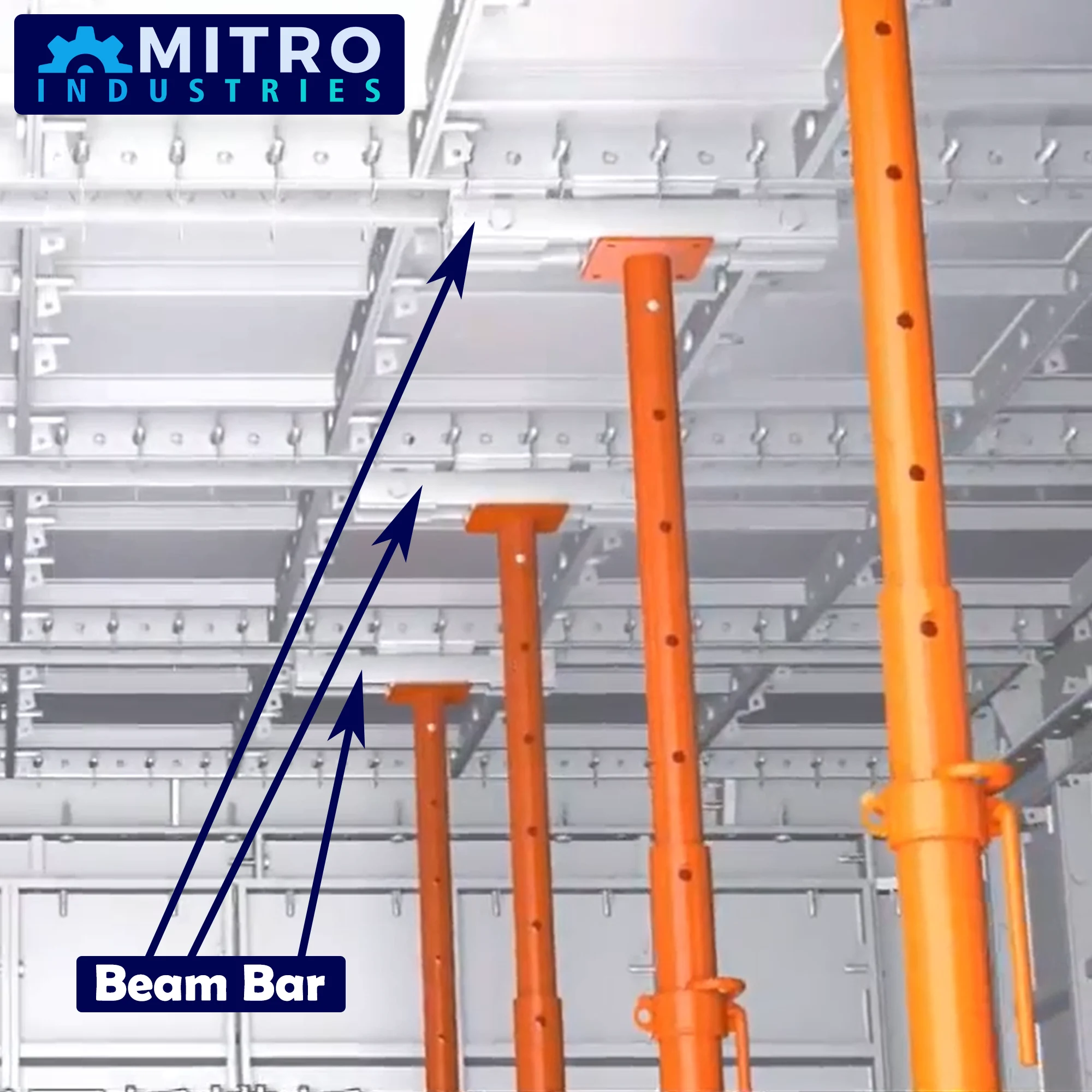 Aluminium Formwork Beam Bar | Mitro Industries video
