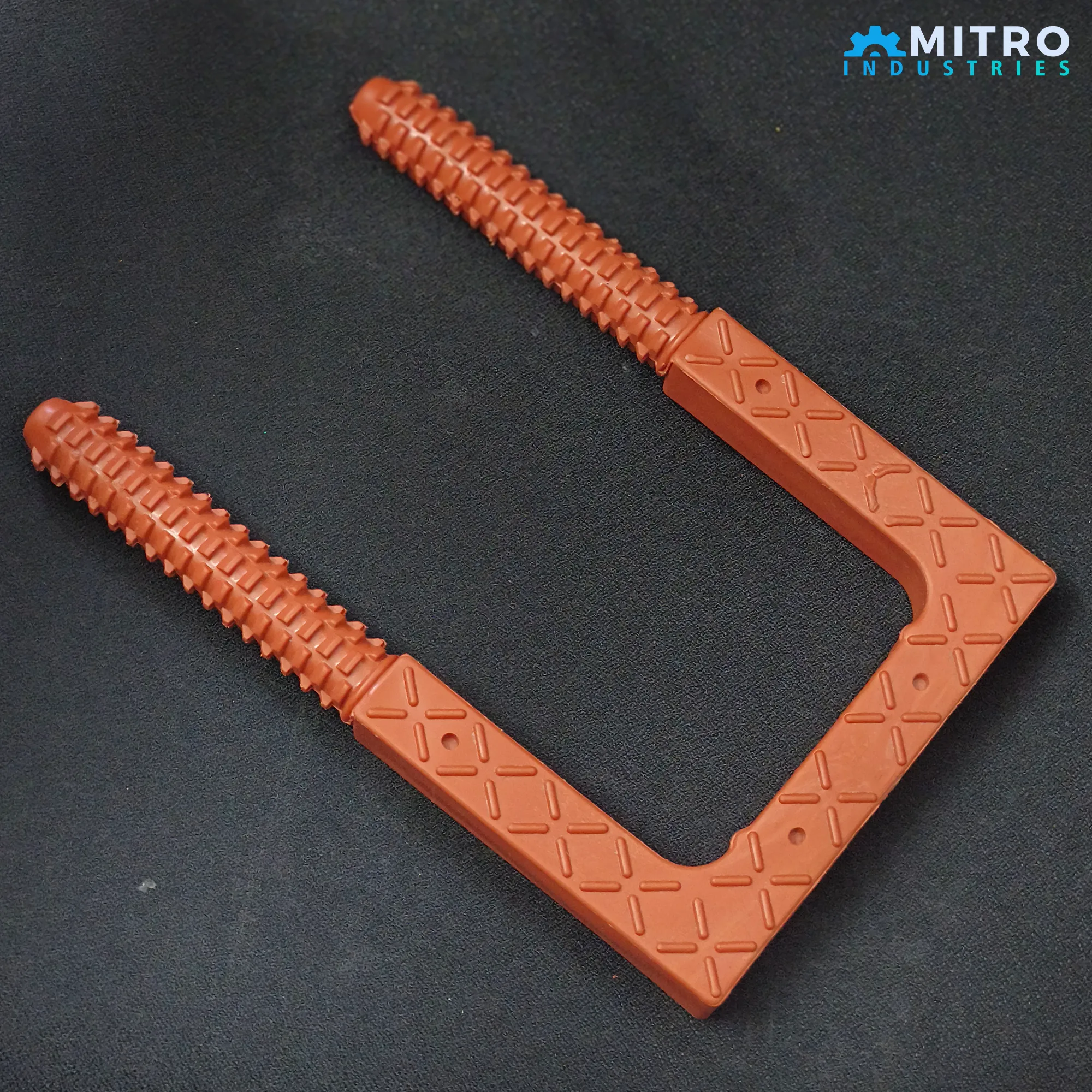 Round Ribbed Arms PVC Footstep | Mitro Industries video