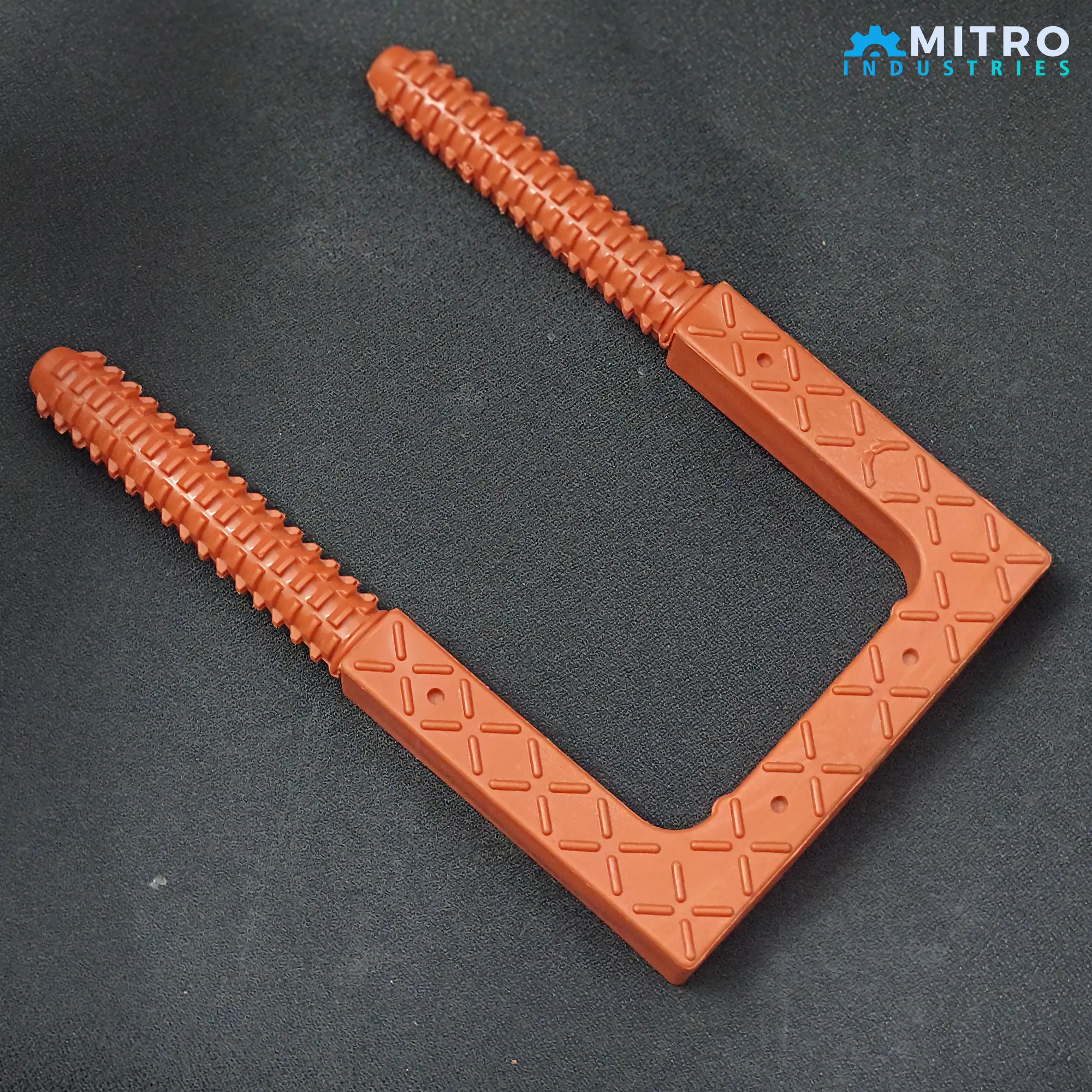 Round Ribbed Arms PVC Footstep | Mitro Industries video
