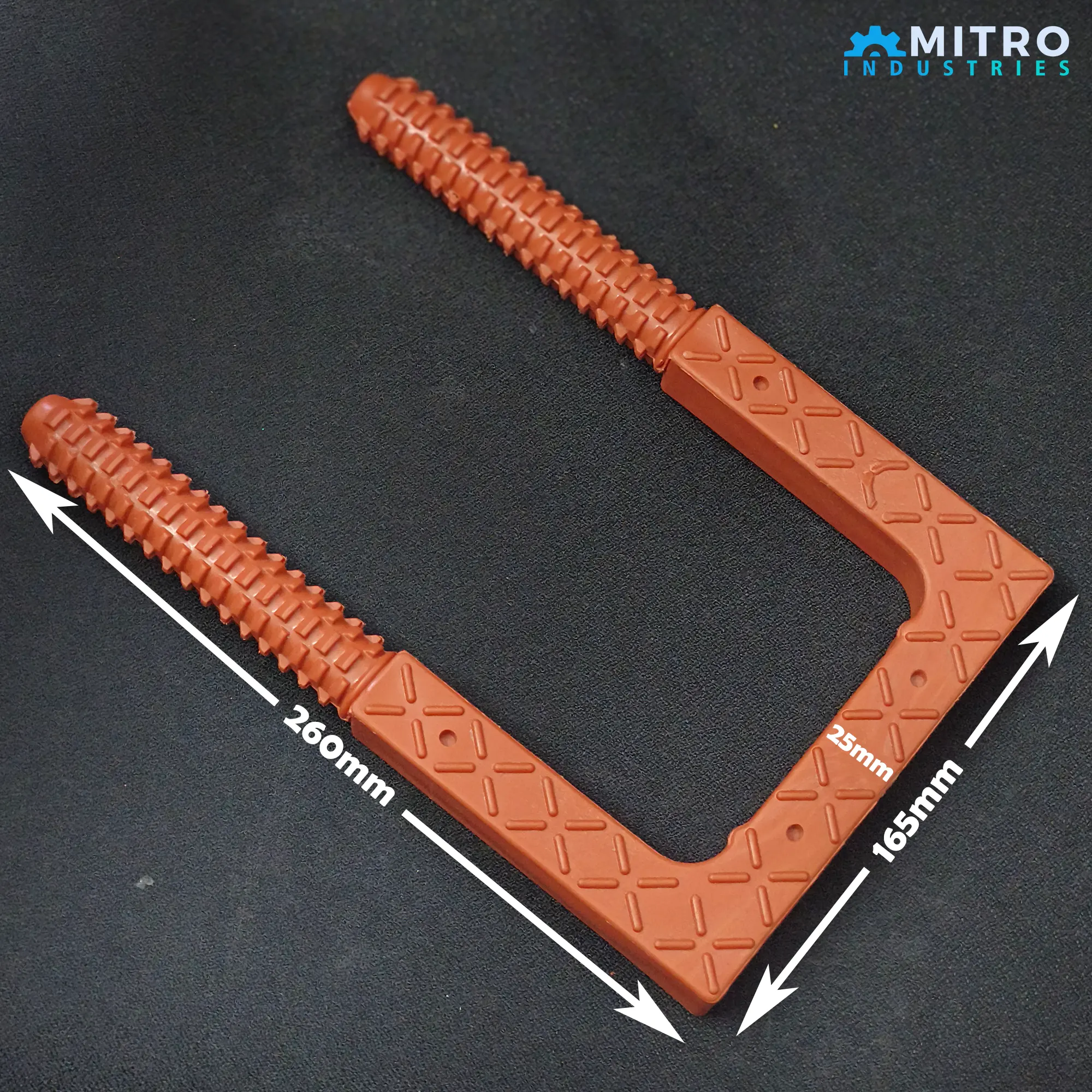 Round Ribbed Arms PVC Footstep | Mitro Industries video