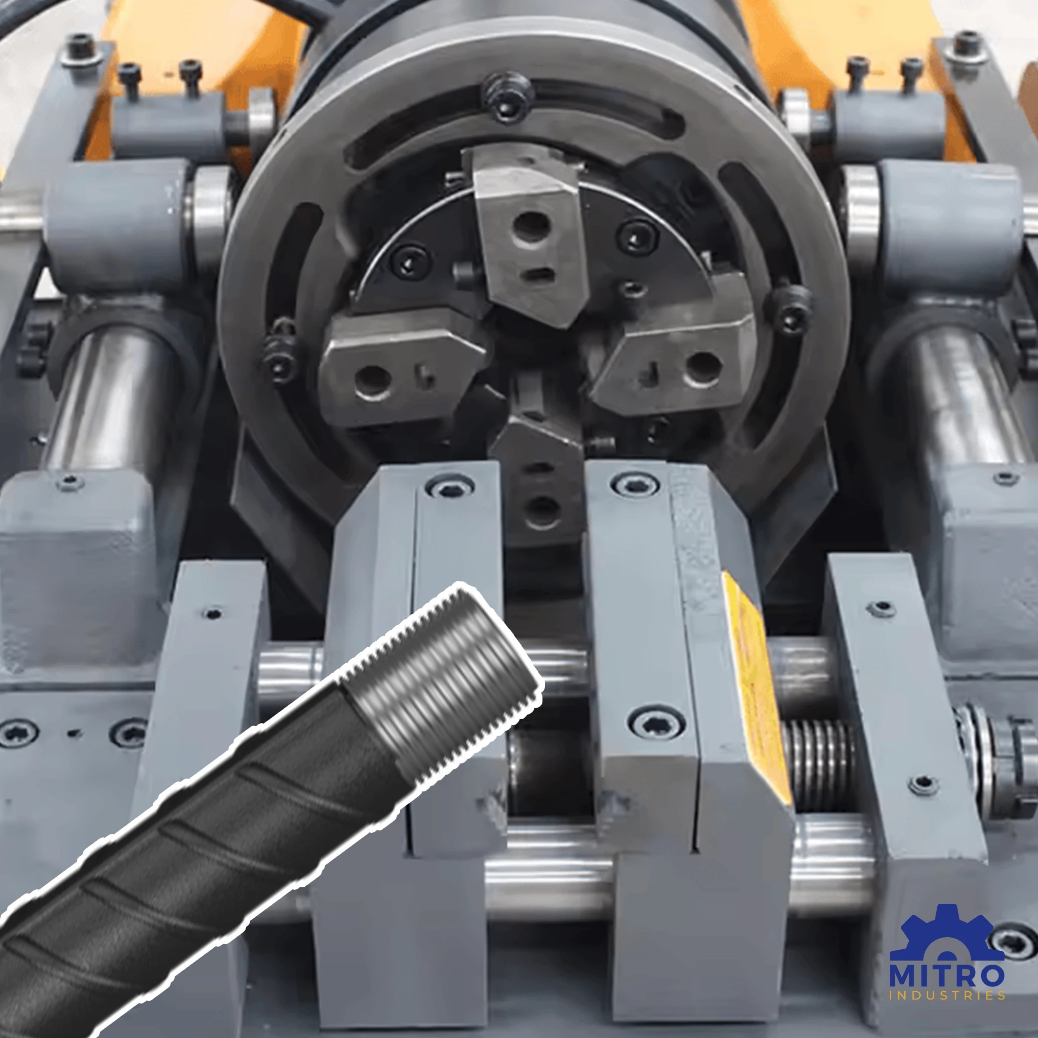 Rebar Thread Rolling Machine video