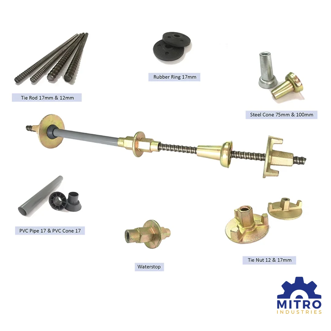 PVC Tie Rod Cone - 25mm video