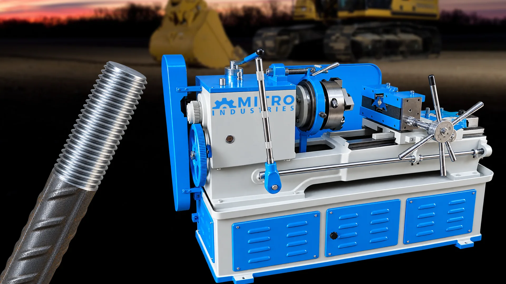 On-Site Rebar Threading Services